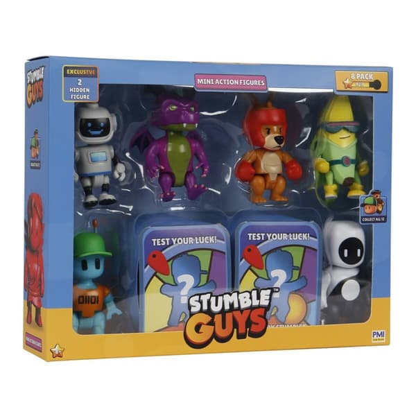 Sats med figurer Stumble Guys SG3208B Mini 8 Delar