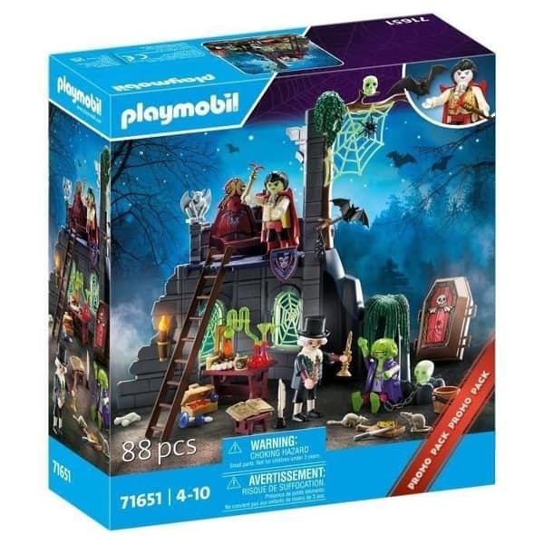 PLAYMOBIL 71651 Haunted Ruin, 88 delar, från 4 år och uppåt