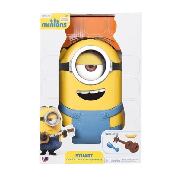 Transportväska Minions Stuart med tillbehör - för barn från 3 år