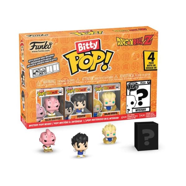 Paket med 4 figuriner Funko Bitty Pop Dragon Ball Z Majin Buu