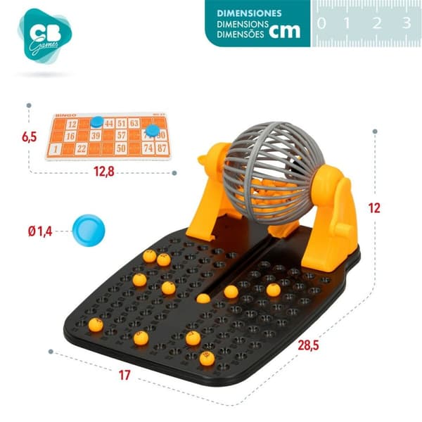 Bingo Colorbaby Pap Plastik (6 enheder)