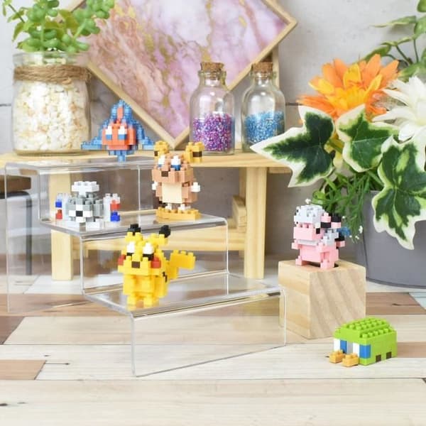 Koffert med 6 figuriner i blokker - BANDAI - NANOBLOCK - Pokémon-pakke av type Elektrisk