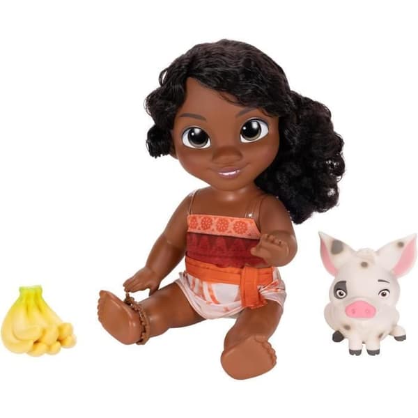 Figur Z figurina MOANA 2 Ung Karaktär med Pua - Hösten 2024 5L - Polybag - Disney