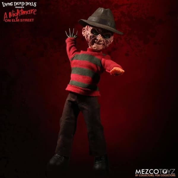 MEZCO TOYS - Freddy Nattens klor - Ljuddocka Freddy Krueger 25 cm