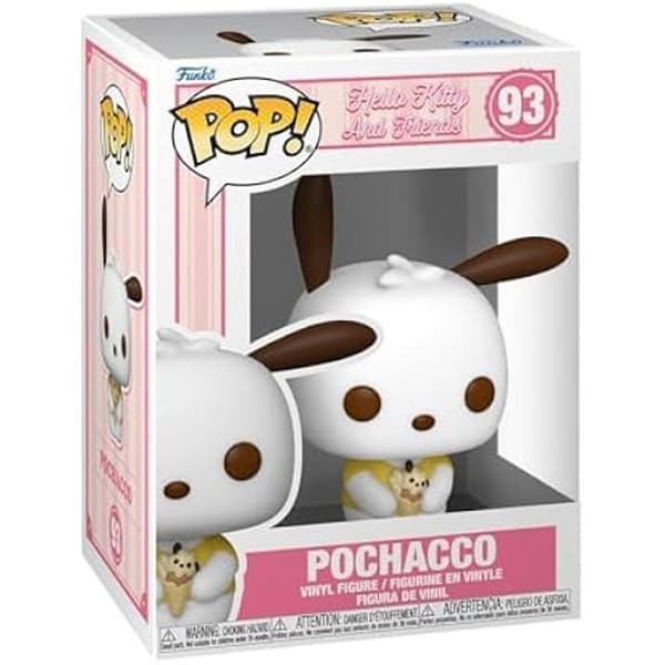 Figur - Funko Pop! - Pochacco - Hello Kitty - Högkvalitets Vinyl - Idealisk Gåva - 9,5 cm
