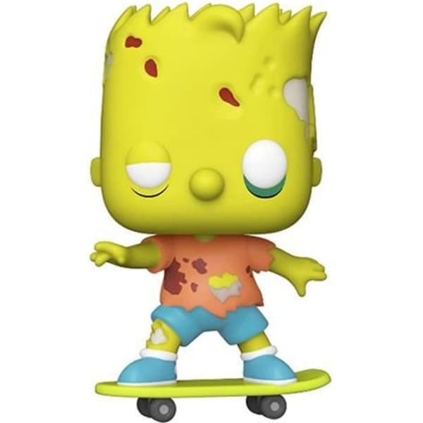 Simpsons Figur - Zombie Bart Pop 10cm - NO NAME - Flerfärgad - Blandad - Från 3 år - Pop!