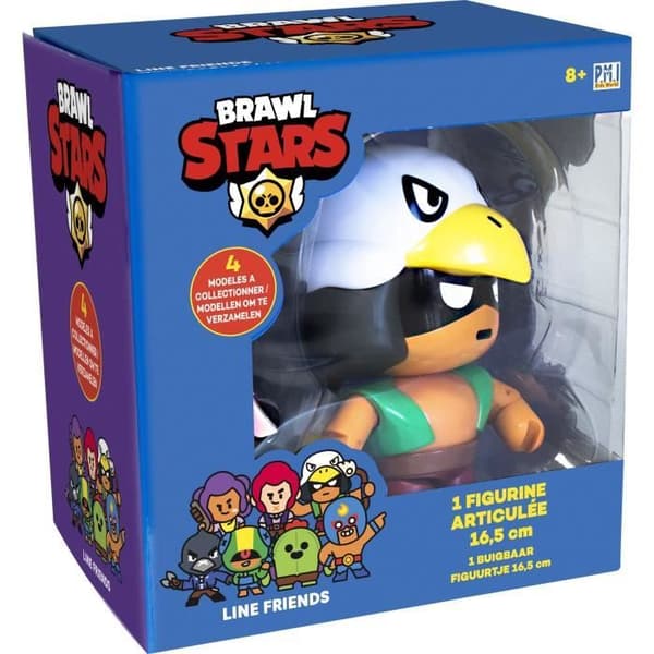 Brawl Stars® - 1 actionfigur 16,5 cm - Lot #4 - Samlarfigurer - TV-spel - Lansay