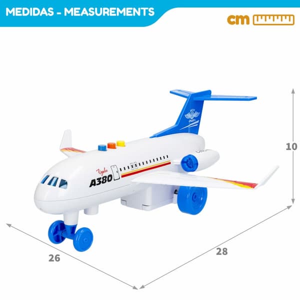 Flygplan Colorbaby 28 x 10 x 26 cm (6 antal)