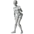 Miniatyrbild 1 av 2: Actionfigur - TAMASHII NATIONS - Body Chan - Sportutgåvan - Metallram - Grå färg