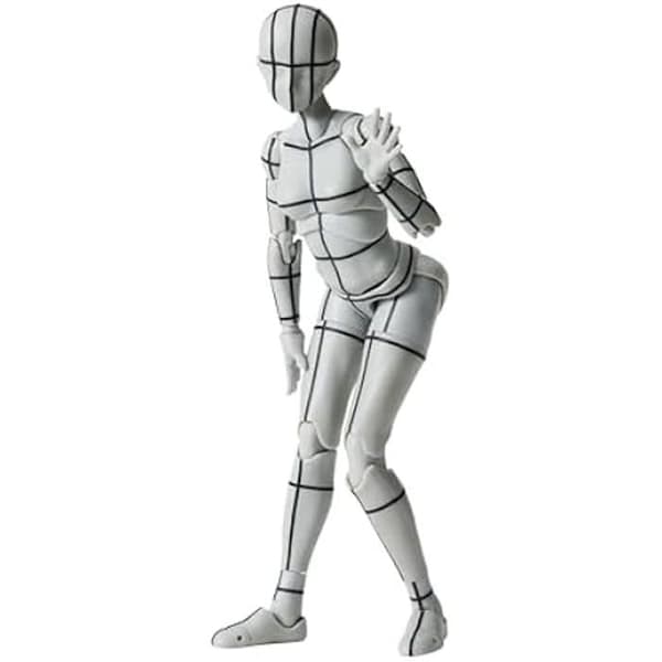 Actionfigur - TAMASHII NATIONS - Body Chan - Sportutgåvan - Metallram - Grå färg