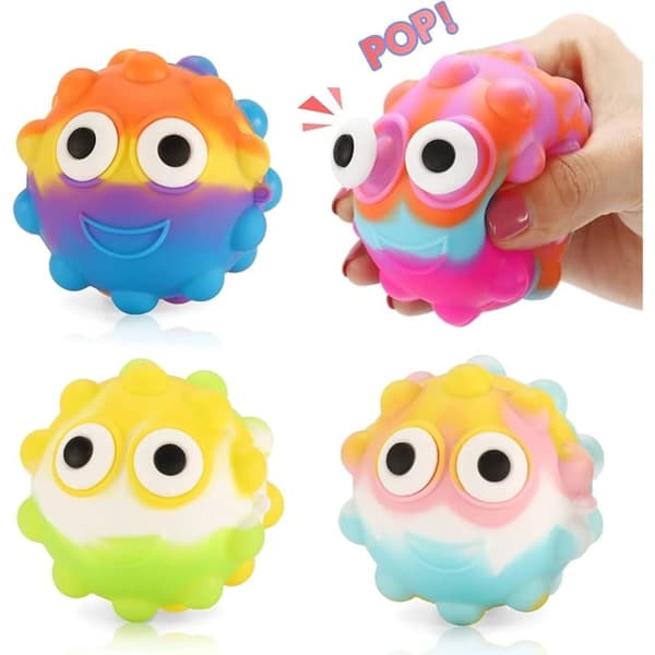 Pop-It Fidget Toy / Stressipallo – Eye popper puristuspallo