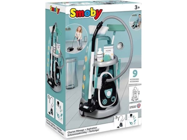 [OUTLET] - SMOBY Vagn för dammsugning