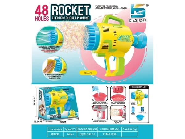 Nenurodyta_V Soap Bubbles Gun With 48 Holes Zja358311