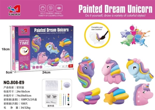 Nenurodyta_V Toy Creative Kit Unicorns 7Pcs Zja300722
