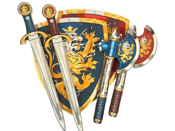 Noble Knight 2xSværd + 2xSkjold + 2xØkse