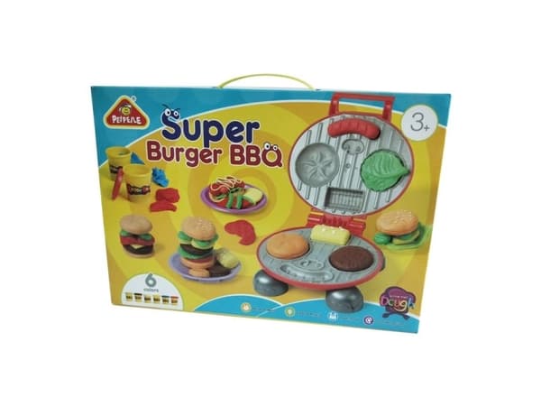 Nenurodyta_Z Polymer Clay Set Super Burger Bbq