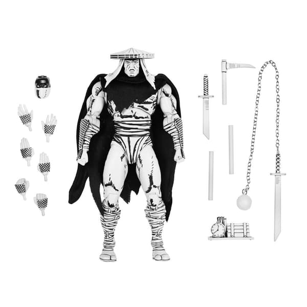 Ninja Turtles Teenage Mutant Foot Elite Assassin Black & White figure 18cm