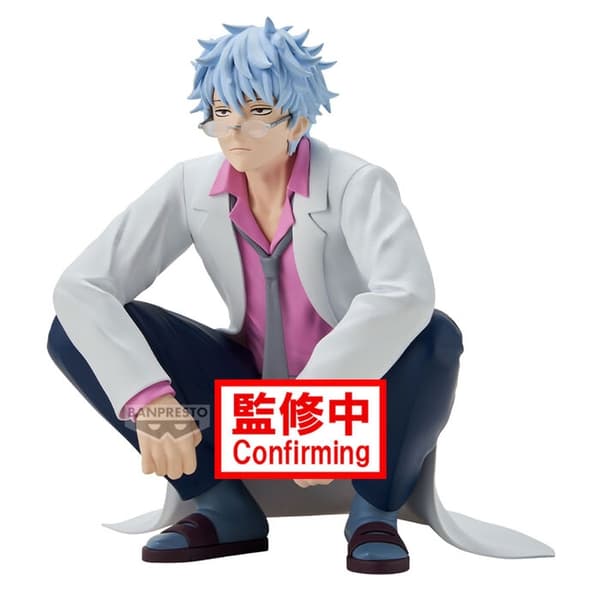 Gintama  Mr.Ginpachi&#39;s Zany Class Ginpachi Sakata figure 13cm