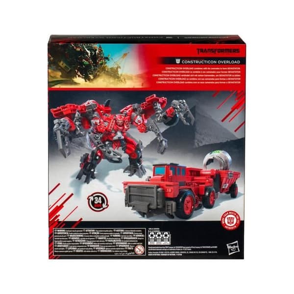Hasbro - Transformers 2: Revanschen Studio Series Leader Class - Figur Power Collection Constructicon Overload 22 cm