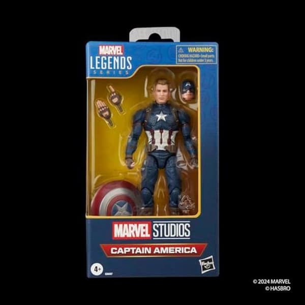 Samlarfigur - MARVEL - Captain America - 15 cm - Avengers: Endgame - 4 Tillbehör