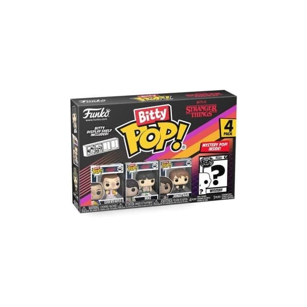 Funko - Stranger Things - Pack med 4 figurer Bitty POP! Eleven 2,5 cm
