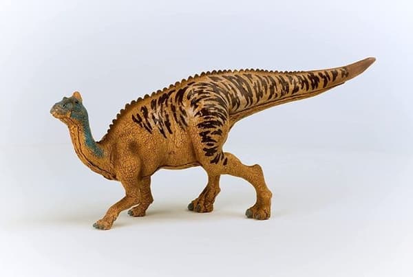 Realistisk Edmontosaurus dinosauriefigur - dinosaurie actionfigur med rörlig käk - förhistorisk varelse - leksak