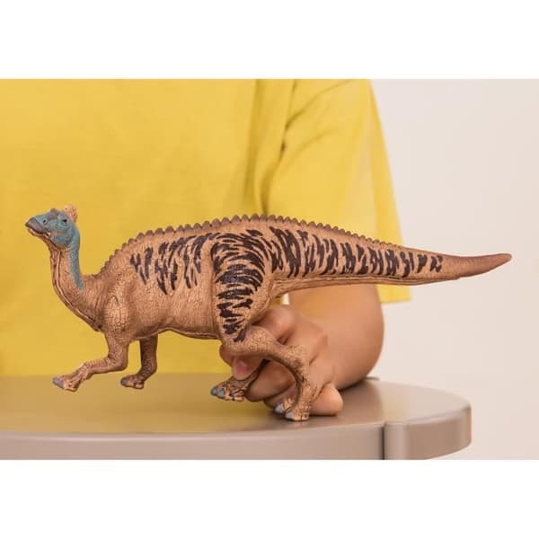 Realistisk Edmontosaurus dinosauriefigur - dinosaurie actionfigur med rörlig käk - förhistorisk varelse - leksak