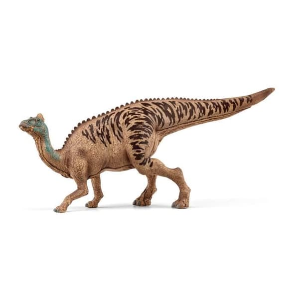 Realistisk Edmontosaurus dinosauriefigur - dinosaurie actionfigur med rörlig käk - förhistorisk varelse - leksak