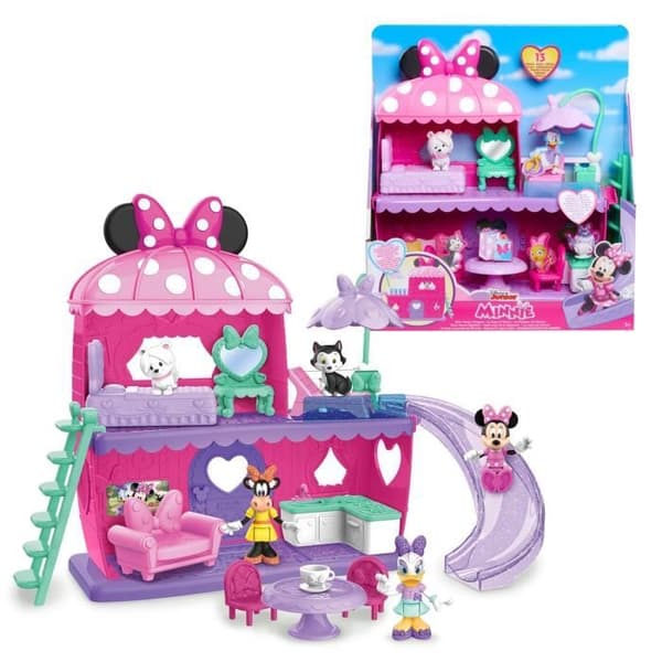 Minnie's House - MIA GIOIELLI - 13 delar - Figuriner och tillbehör - Leksak för barn från 3 år och uppåt