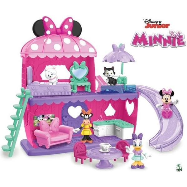 Minnie's House - MIA GIOIELLI - 13 delar - Figuriner och tillbehör - Leksak för barn från 3 år och uppåt