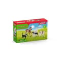 Miniatyrbild 1 av 2: Realistiska bondgårdsdjur - Farm Toy Farm Sortiment 2, Ko, katt, hund och gås - Farm Adventure Toy for Kids