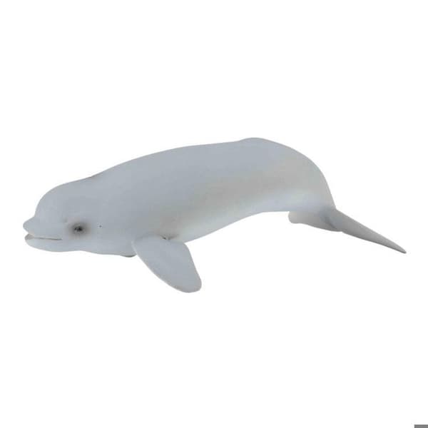 Figurin - Collecta - Marina djur - Baby Beluga - Vit - Från 3 år