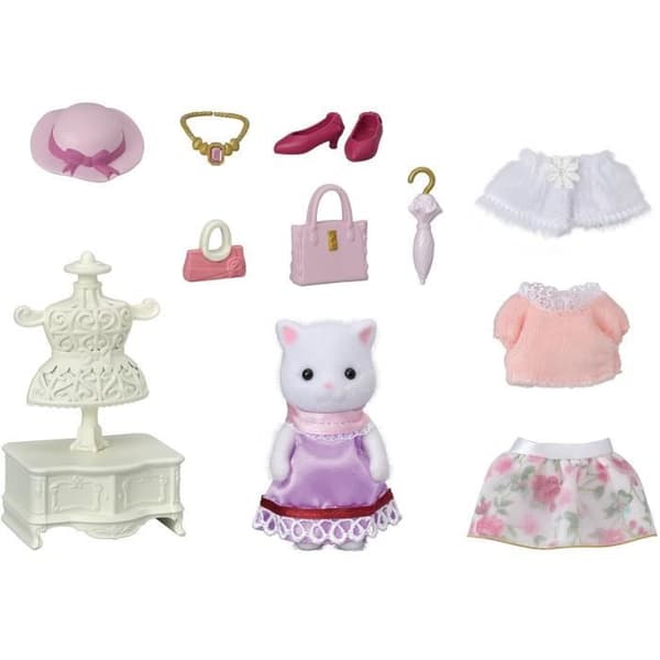 Sylvanian Families - 5461 - Moderesväska och storasyster Persian Cat - The Village