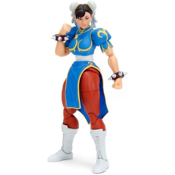 Street Fighter Chun-Li samlarfigur - JADA TOYS - rörlig leksak med tillbehör