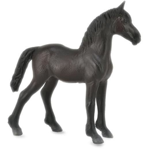 Collecta Friesian föl lekfigur - Svart - 11 cm