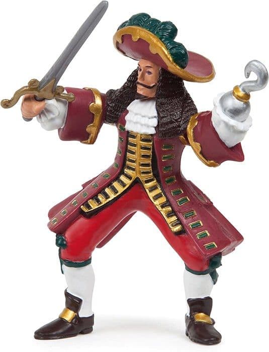 Piratkaptensfigur - PAPO - Röd - Pojke - 3 år och äldre - Inomhus