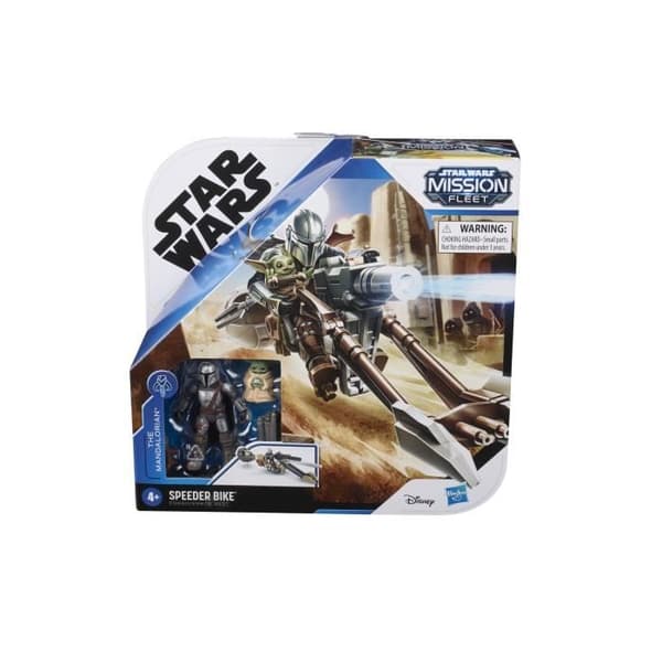 Star Wars Mission Fleet - The Mandalorian The Child Battle for the Bounty - Vehicle och 2 6 cm figurer