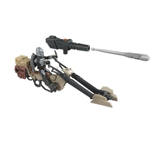 Star Wars Mission Fleet - The Mandalorian The Child Battle for the Bounty - Vehicle och 2 6 cm figurer