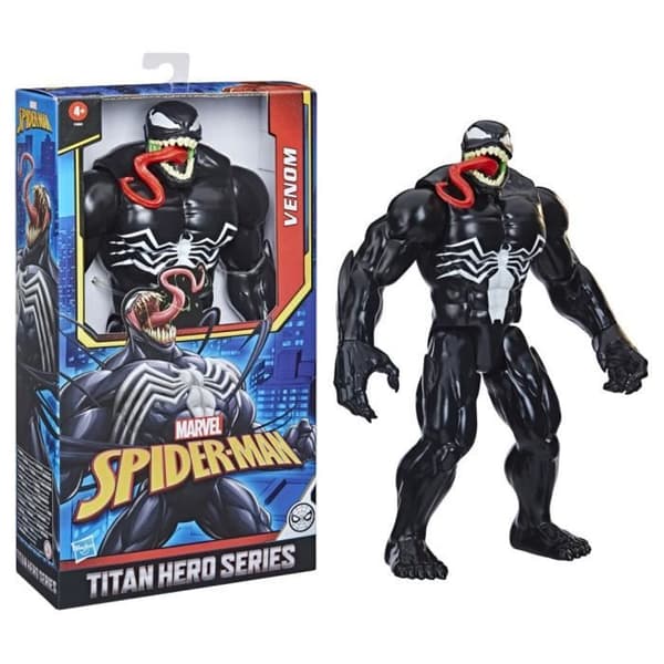 Deluxe Venom samlarfigur - HASBRO - Titan Hero Series - 30 cm - För barn från 4 år och uppåt