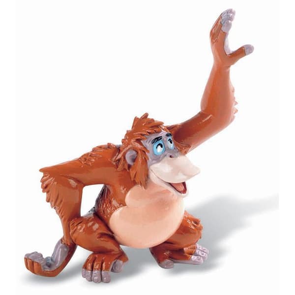 King Louie figurin Djungelboken - BULLYLAND - 11 cm - PVC fri - Handmålad
