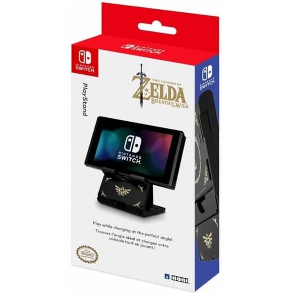 Hori Playstand Zelda - Stativ för Nintendo Switch Console - Design Zelda - Officiell Nintendo-licens