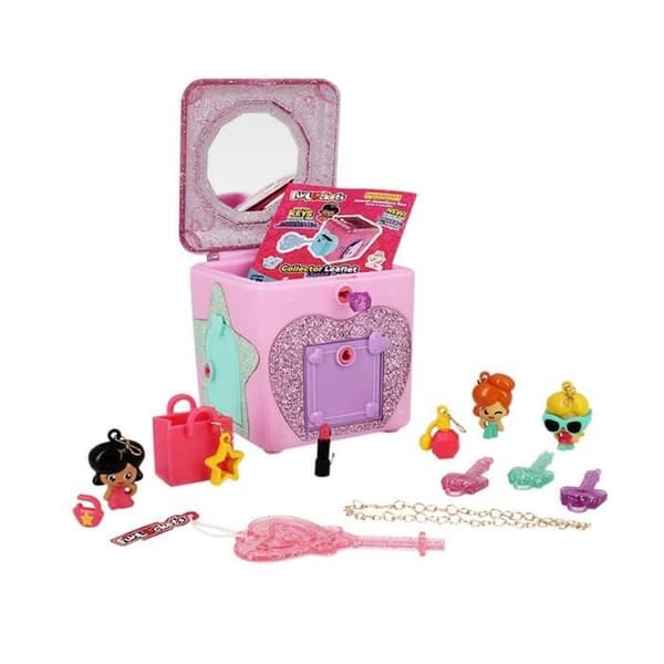 Funlockets Secret Box - Rosa - Enhörning och vänner, Mode eller Djur - För barn från 4 år och uppåt