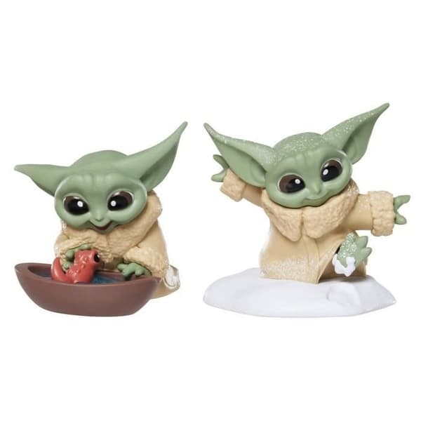 Star Wars The Mandalorian Grogu-figurer - 2-pack - HASBRO - För barn från 4 år och uppåt