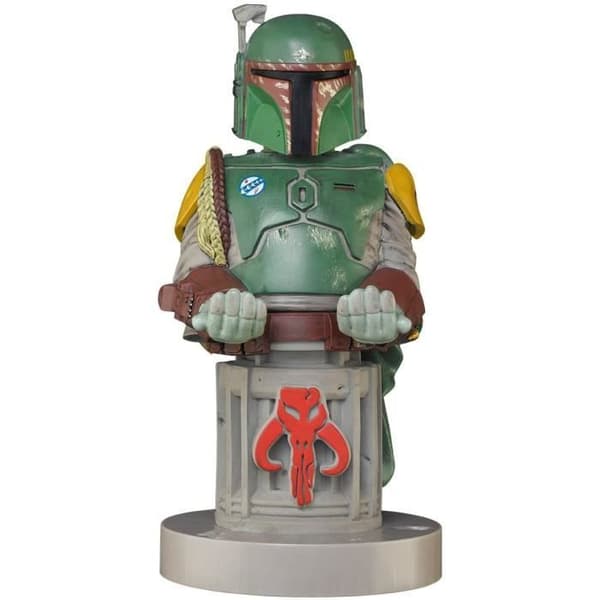 Boba Fett Figure - Hållare & Laddare för Controller och Smartphone - Utsökt spel