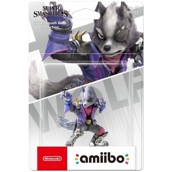 Amiibo Figur - Wolf N°63 • Super Smash Bros. Collection