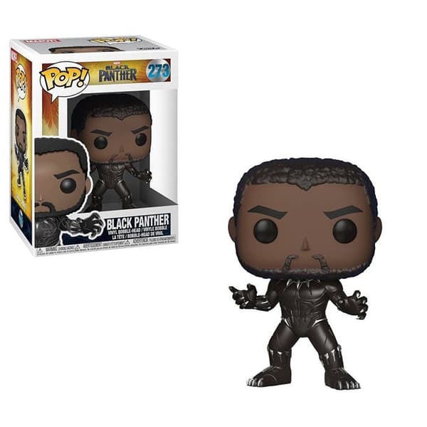Figurine Funko Pop! - Marvel - Black Panther - 10 cm - Noir - Under officiell licens