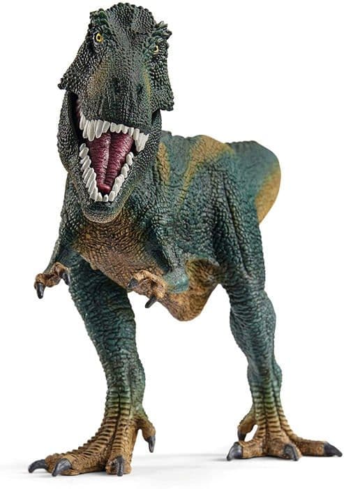 Grön Tyrannosaurus Rex-figur, med realistiska detaljer, för barn från 4 år och uppåt, SCHLEICH 14587 Dinosaurier