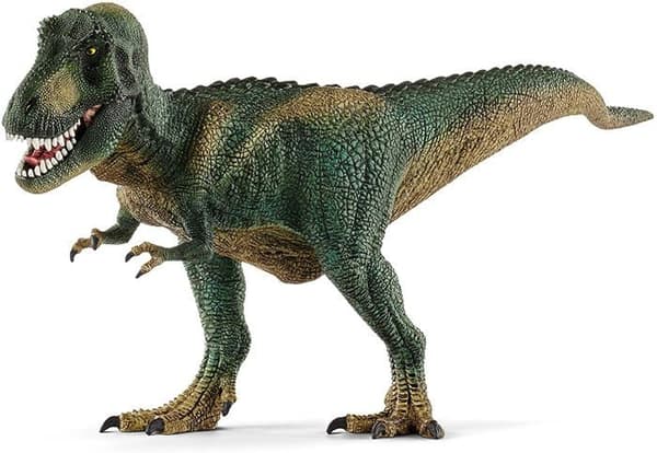 Grön Tyrannosaurus Rex-figur, med realistiska detaljer, för barn från 4 år och uppåt, SCHLEICH 14587 Dinosaurier