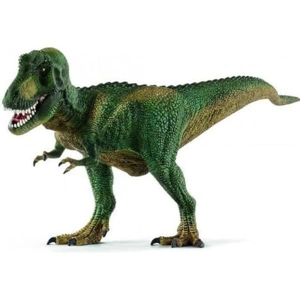 Grön Tyrannosaurus Rex-figur, med realistiska detaljer, för barn från 4 år och uppåt, SCHLEICH 14587 Dinosaurier
