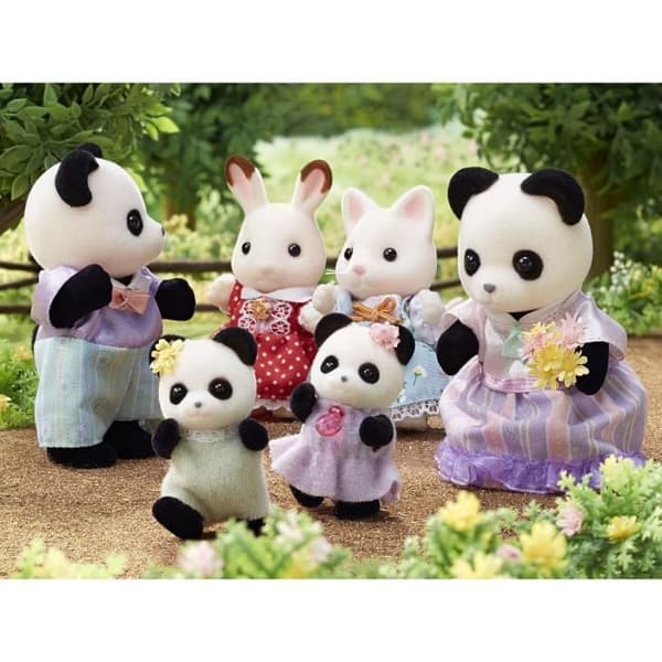 Sylvanian Familjer Pandafamiljen för barn - familjer